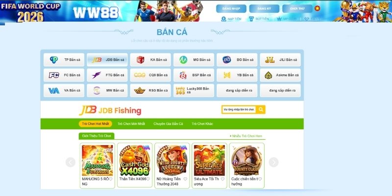 Bắn Cá WW88 – Sảnh Game Đổi Thưởng 3D Đỉnh Cao & Link Tải